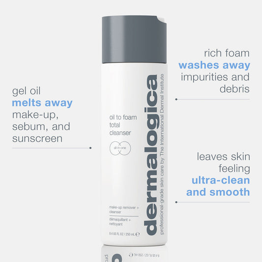 oil to foam total cleanser
